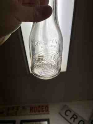 Greenwood Pasteurizing Plant Pint Variant Milk Bottle SC South Carolina