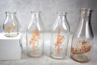 McMahons Dairy Altoona Pa. 3- One Quart Milk Bottle & 1- Half Pint Bottle