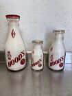 H. P. Hood & Sons - Milk Bottle Quart, Pint, Half Pint - Massachusett- Ct Dairy