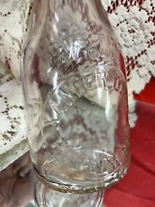 Rare Vintage Xander Dairy Pevely MO Embossed One pint milk bottle Excellent