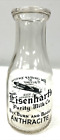 EISENHART’S Milk Bottle Black ACL Burn Anthracite Buy War Bonds WWII Planes Pa.