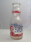 Vintage Warren Sanitary's Glass Milk Bottle One Quart