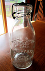 1890s Borden N.Y. CONDENSED MILK Quart TINTOP Dairy TIN TOP bottle W/ CLOSURE