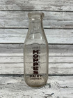 VTG Hoppes Dairy Lehighton PA "Drink More Milk" RARE Double Sided Milk Bottle
