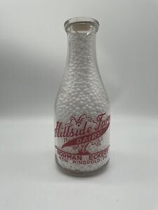 Scarce TRPQ Milk Bottle Hillside Farm Dairy New Ringgold Pa Schuylkill County