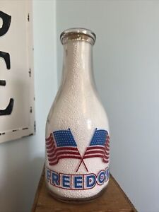 TRPQ Milk Bottle - Patriotic - Freedom - Zieglers