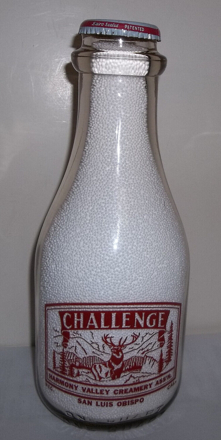 Challenge Harmony Valley Creamery Ass'n. San Luis Obispo CA. Pyro Quart