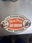 A. C. Petersen Farms - West Hartford - Farm Fresh Ice Cream Sign