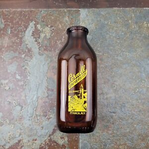 Vintage Milk Bottle Cornell University Dairy Farm Ithaca NY RARE
