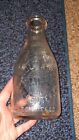 Vintage Duke Center PA Milk Bottle Quart Gulnac's dairy