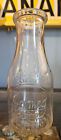 TREP JAMES DAIRY ELMORE, O. OHIO OTTAWA SANDUSKY COs EMBOSSED PINT MILK BOTTLE