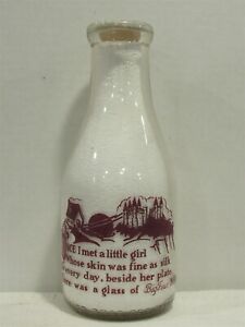 TRPQ Milk Bottle Big 4 Four Dairy Russell PA WARREN COUNTY 1937 Nursery Rhyme