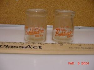 Antique Vintage Miniature Milk Bottles Bohlander's Dairy Elwood, IN