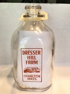 Vtg One Gal Glass Milk Bottle Jug DRESSER HILL FARM & ICE CREAM BAR Charlton Mas - Sold for $54.99 | Milk Bottle Price Reference Vtg One Gal Glass Milk Bottle Jug DRESSER HILL FARM & ICE CREAM BAR Charlton Mas - Sold for $54.99 | Milk Bottle Price Reference