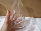 RARE Model Dairy Farms H. Levetzow & Sons Embossed Milk Bottle Davenport Iowa