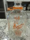 Vintage SUNNYHILL FARMS Dairy Rutherford Heights PA Glass Gallon Milk Jug RARE