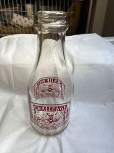 VTG Stag / Elk Milk Bottle Challenge Dairy San Luis Obispo, California 9.5"  #6F