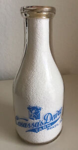 Quart Milk Bottle -Casassa’s Dairy Farm , Brazil, Indiana