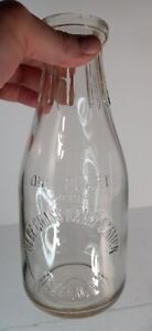 SUPER RARE Blue Grass Dairy Station Hazard Kentucky Quart Milk Bottle!