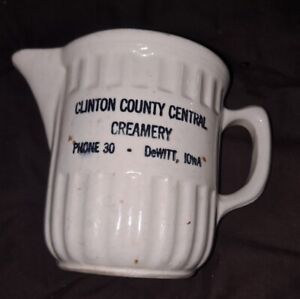 Clinton County Central Creamery DeWitt Iowa Creamer Phone 30.