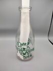 Vintage Leckrone Dairy Quart Bottle Salem Illinois Brown Swiss Milk