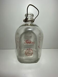 Four Sided Vintage Borden’s One Gallon Glass Milk Bottle Jug Elsie