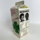 Vintage Missing Child Milk Carton 1980s RARE HTF Clover Farms Reading PA 80s