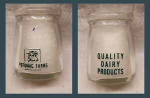 POTOMAC FARMS QUALITY DAIRY PRODUCTS CUMBERLAND MARYLAND CREAMER w COW GRAPHICS