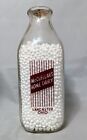 Quart McClellan's Home Dairy Lancaster Ohio oh Hopalong Cassidy milk bottle