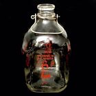 Vintage RARE Borden’s One Gallon Glass Milk Bottle Jug FOUR SIDED Square ELSIE