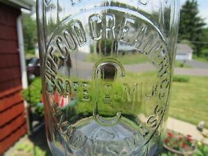 TREQ Milk Bottle Cape Cod Creamery Dairy Hyannis MA BARNSTABLE COUNTY 1927 RARE