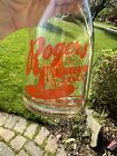 RARE - (GINGER) ROGERS ROGUE RIVER RANCH ACL QUART MILK BOTTLE OREGON DURAGLAS