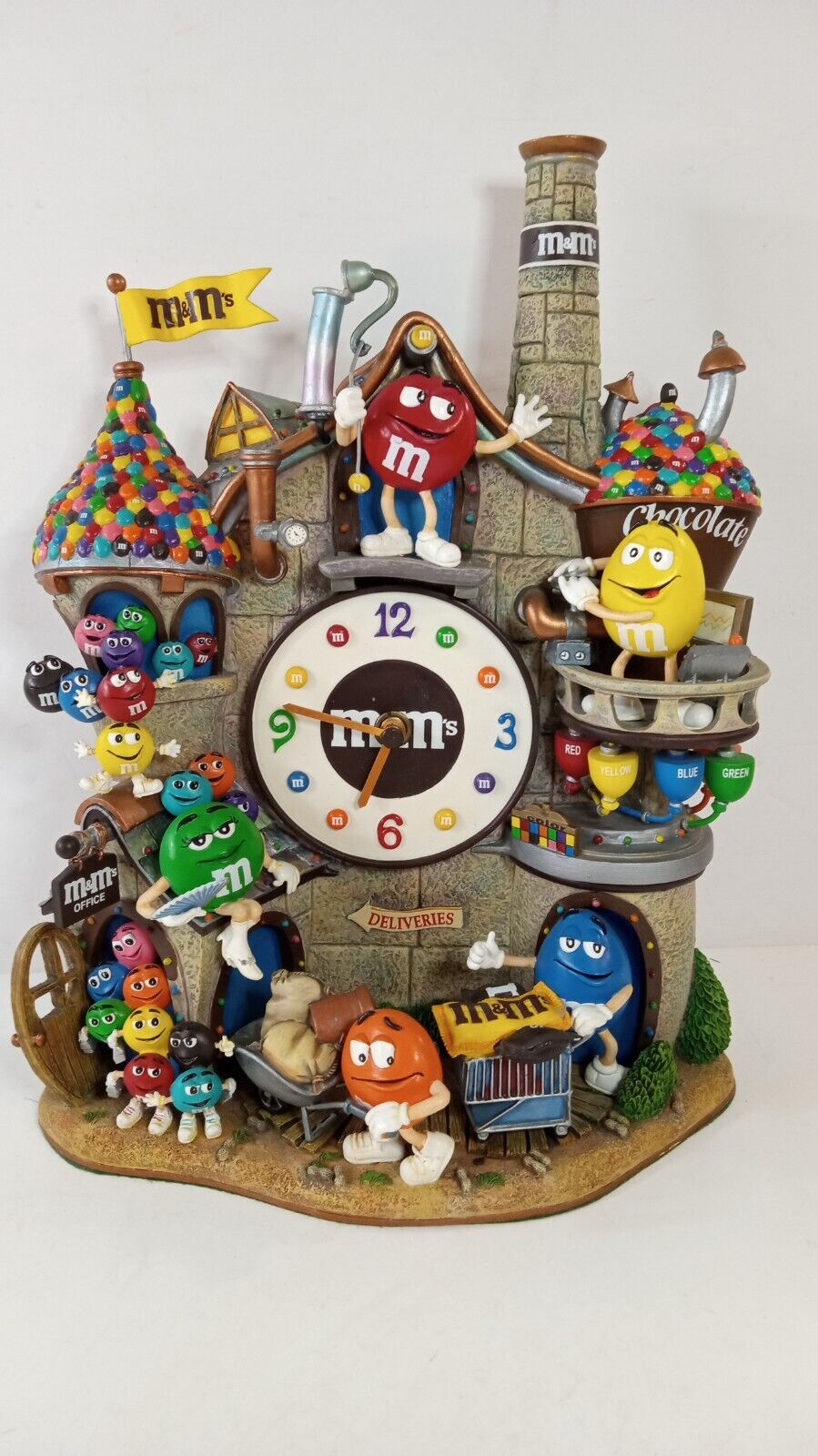 Danbury Mint M&M's Candy Factory Clock - Works