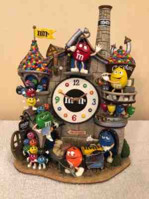 M&Ms Chocolate Factory Collector Clock By Danbury Mint 