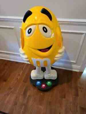 Yellow M&M Chocolate Store Candy Display Character 41 Tall on