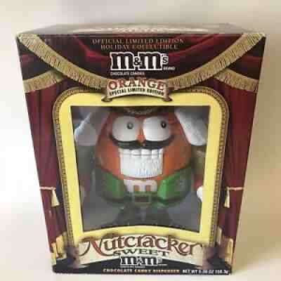 rare M&M's ORANGE NUTCRACKER Dispenser Christmas Special LIMITED EDITION in box