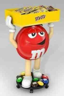 NEW M&M Red Character Candy Store Display w/ Tray shipped free or local pickup