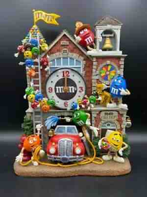 M&M's Danbury Mint Fire Dept Clock - 4th in Collection with Original Pkg 2005