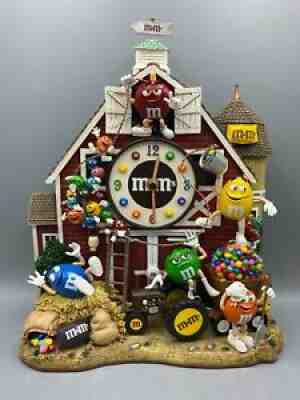 M&M's Danbury Mint Farm Clock - 3rd in Collection with Original Packaging 2005