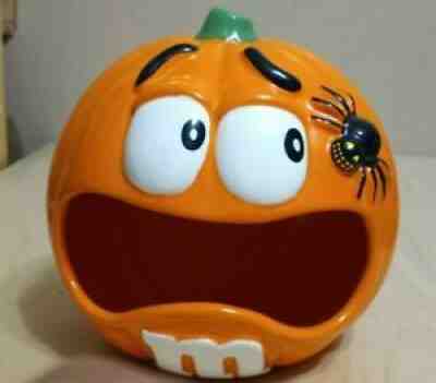 RARE HTF Orange M&M M&M's Pumpkin Halloween Ceramic Candy Cookie Jar Galerie