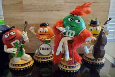 M&M's RARE 2009 Diva Figure Set Rockin Red Glamorous Green Mellow Yellow Orange