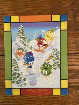 Danbury Mint M&Ms Stained Glass Clock Panels only 2007