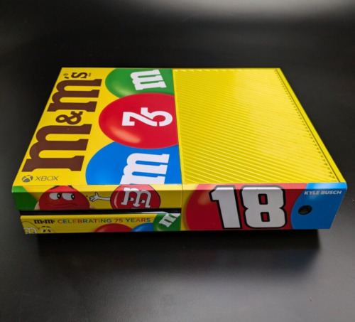 RARE ONLY ONE MADE Microsoft Xbox One 1540 M&M's Kyle Busch Console by Colorware