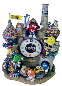 The Danbury Mint m&m's Character Chocolate Factory 12” Collector Clock New