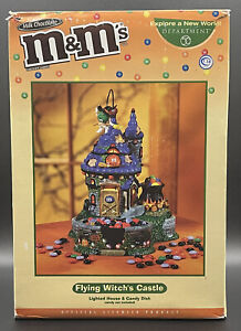 Department 56 m&m's Flying Witch’s Castle Lighted House Candy Dish, Mars 2004