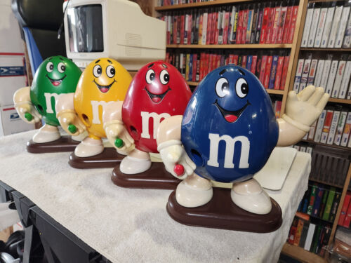 M&M's BLUE Peanut Dispenser RARE 1995 Taiwan 10