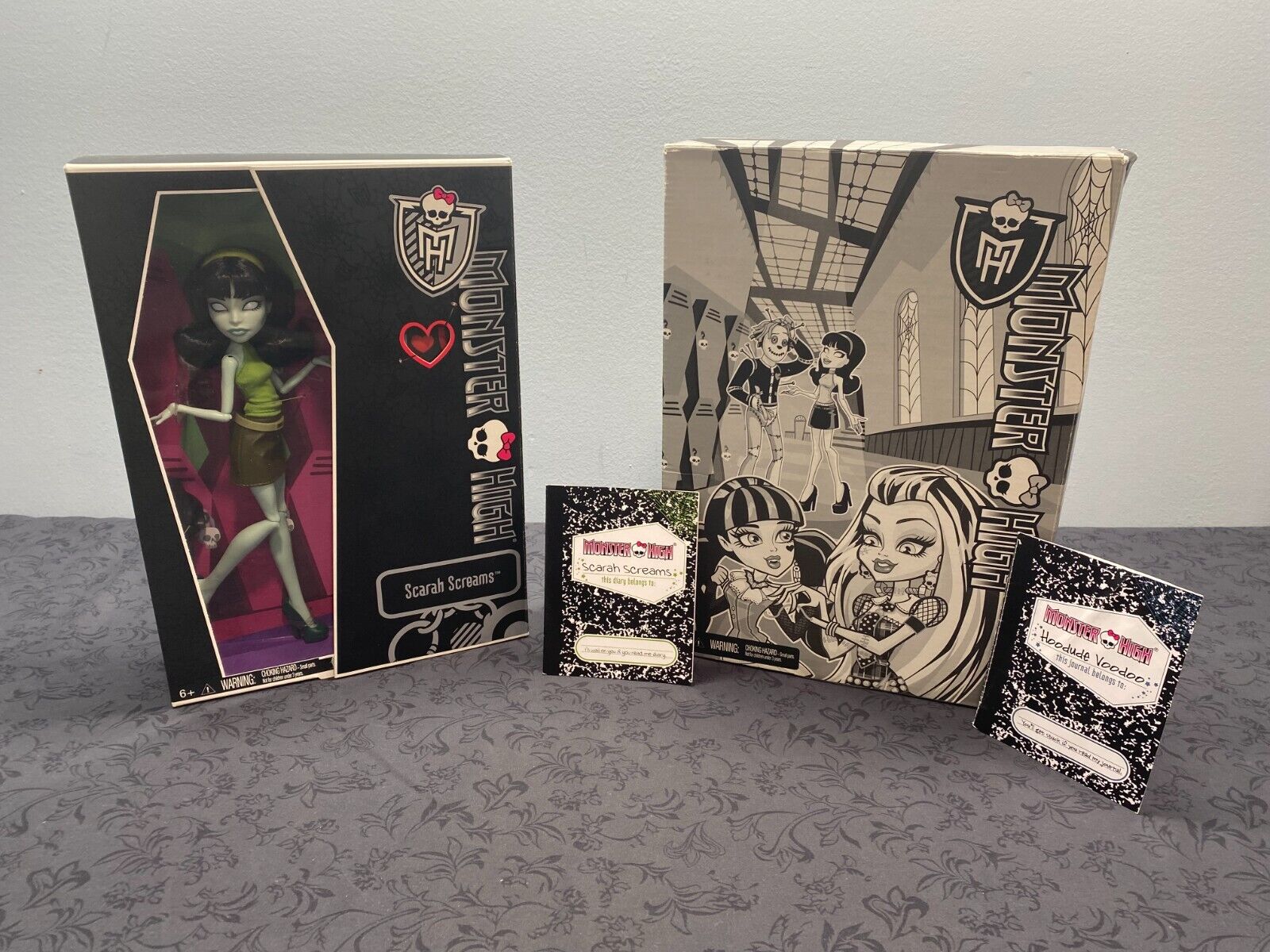 Monster High Doll Set Scarah Screams and Hoodude Voodoo SDCC 2011 Exclusive MIB