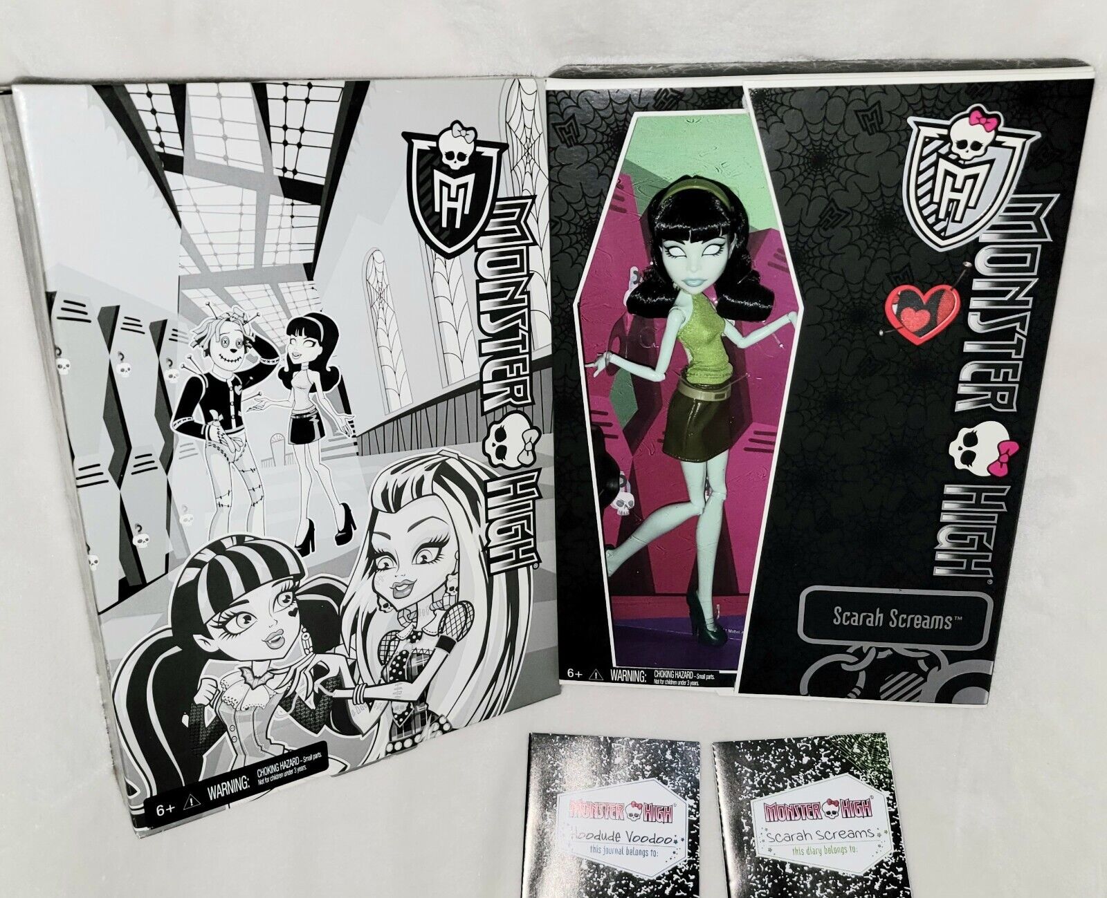 Monster High Doll Set Scarah Screams & Hoodude Voodoo SDCC 2011 COMIC CON NIB