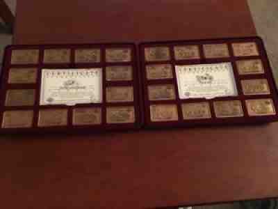 24 HARLEY DAVIDSON BRONZE INGOT 1.4 OZ BARS COA 90Th ANIVERSARY RARE