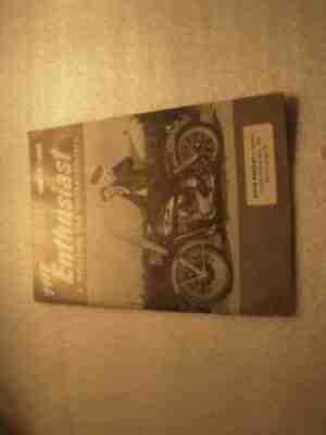 May 1956 The Motorcycle Enthusiast Magazine Harley Davidson ELVIS Laconia